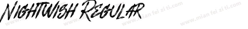 Nightwish Regular字体转换